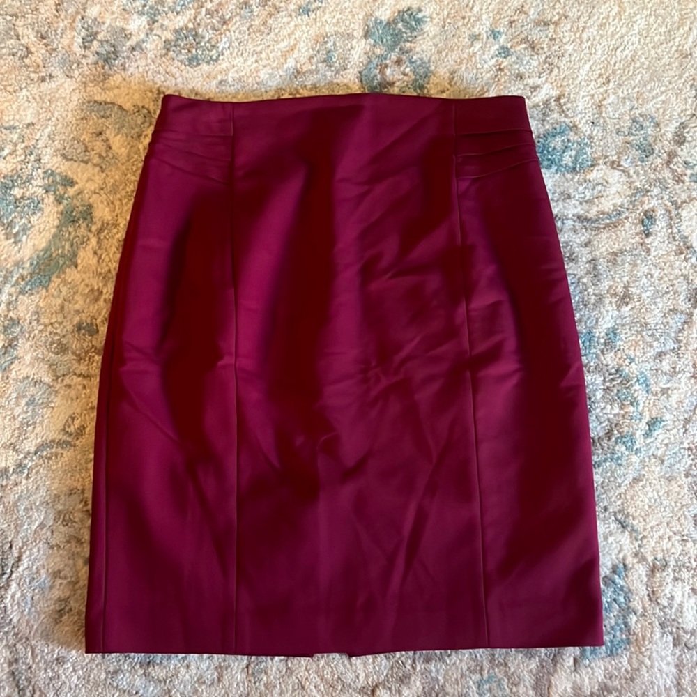 Burgundy Pencil Skirt from Express.